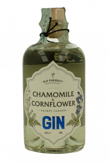 Chamomile & Cornflower  Gin 50cl 39% Secret Garden -Old Curiosity Handcrafted Camomilla e Fiordaliso