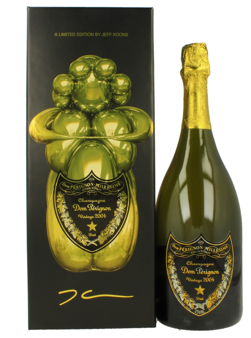 CHAMPAGNE DOM PERIGNON LIMITED EDITION JEFF KOONS 2004 75CL 12.5 % -  Products - Whisky Antique, Whisky & Spirits