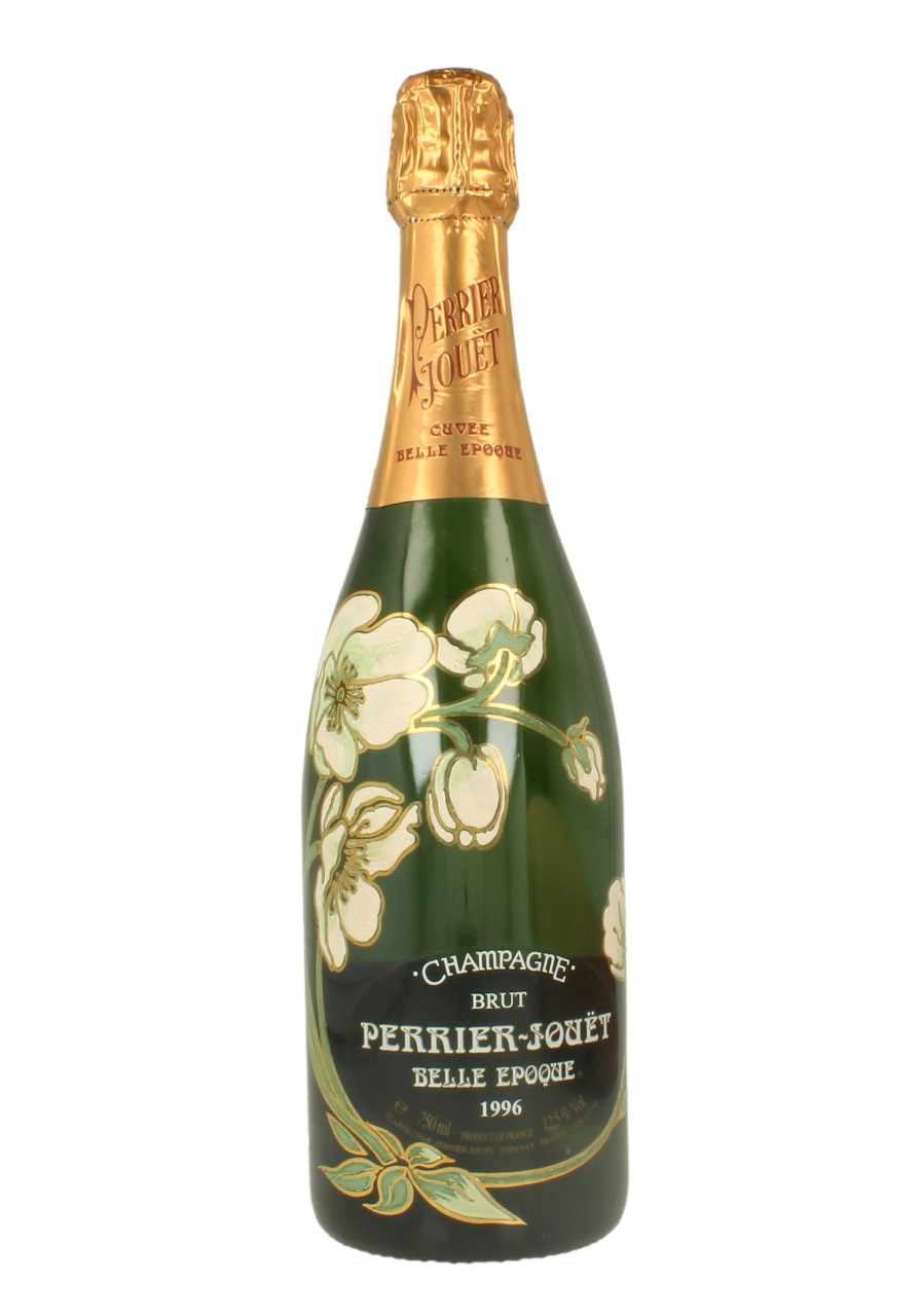 CHAMPAGNE PERRIER JOUET BELLE EPOQUE OLD COLLETOR BOTTLE 1996 75