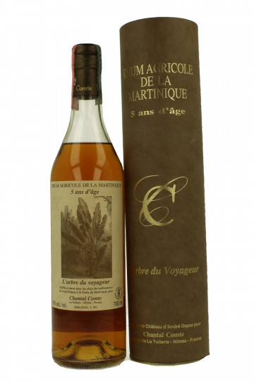 Chantal Comte  Rhum Vieux Andre DEPAZ 5 years old 70cl 45% - Rhum Vieux Agricole -L'abre du voyageur