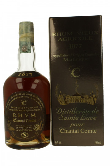 Chantal Comte  Rhum Vieux  Sainte Luce distillery 1977 70cl 45% - Rhum Vieux Agricole -