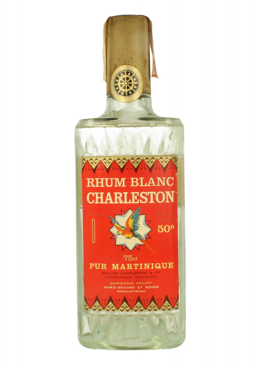 CHARLESTON 75cl 50 Martinique Rum Products Whisky Antique
