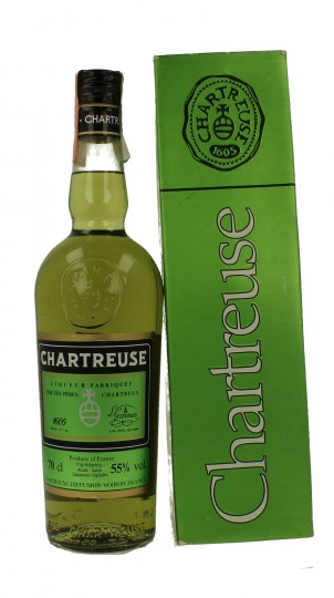 CHARTREUSE  GREEN LABEL  OLD BOTLE 70 CL 55%