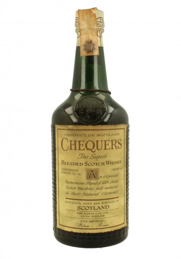 CHEQUERS  Bot.60/70's 75cl 43%  John McEwan  - Blended