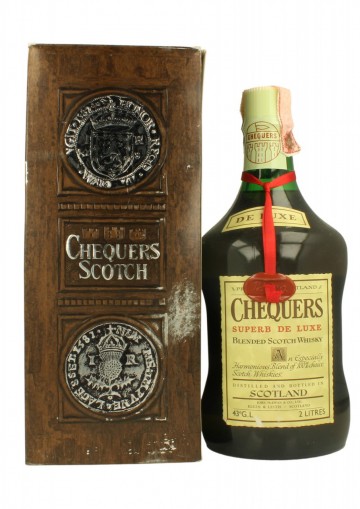 CHEQUERS DeLuxe Bot.70's 200cl 43% John McEwan  - Blended