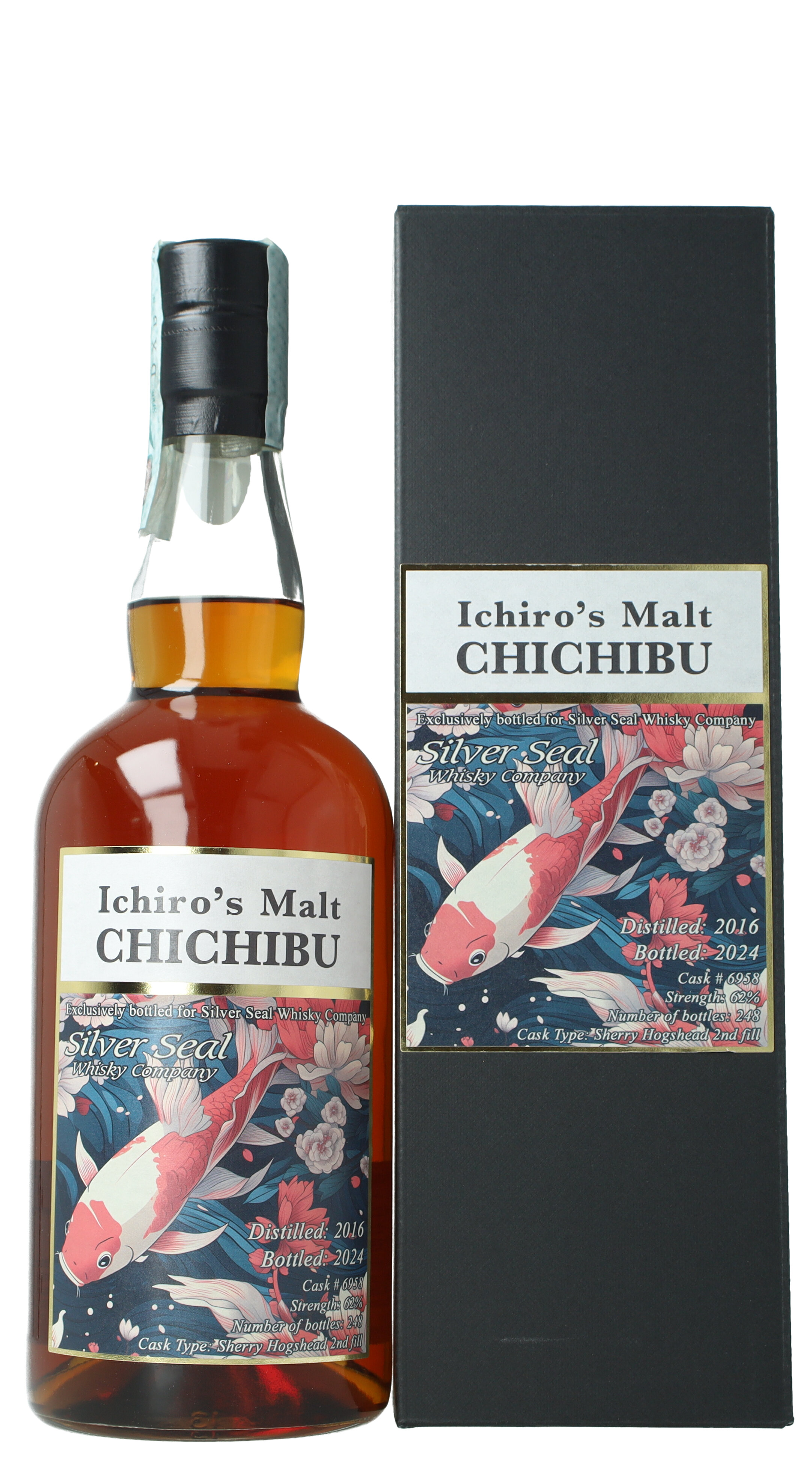 CHICHIBU Ichiro's Malt 2016 2024 70cl 62% OB- Bottled for Silver