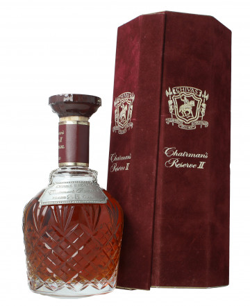 CHIVAS Blended Scotch Whisky 25 year old 1980s 75cl 43% OB- Chairmans choice box broken