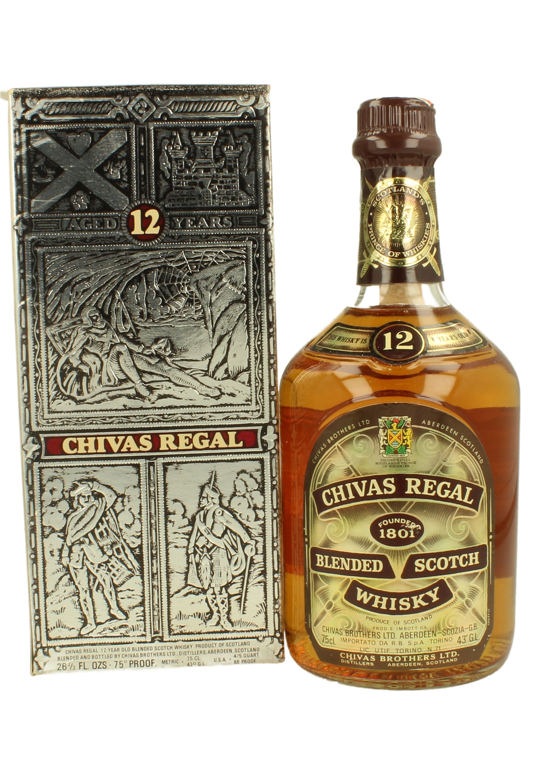 CHIVAS Regal 12yo Bot.70's 75cl 43% Chivas Brothers