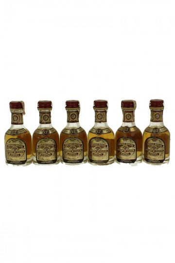 CHIVAS REGAL 8 years old Bot 60/70's 10x5cl 40% very old Miniature