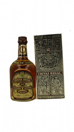 CHIVAS Regal Scotch Whisky 12 Years Old - Bot.70's-80's 75cl 43%