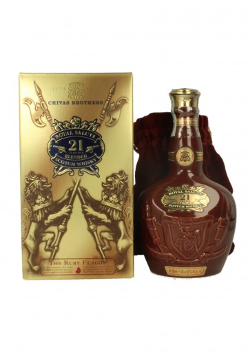 CHIVAS ROYAL SALUTE  THE RUBY FLAGON  21YO 70 CL 40 %