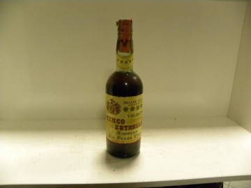 CINCO ESTRELLAS BRANDY ESPANOL VIEJISIMO 75 CL 40%
