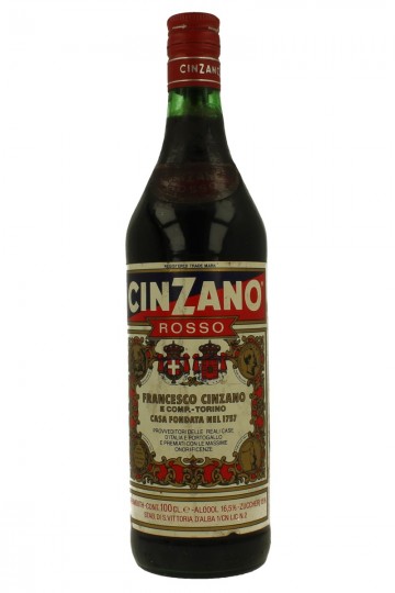 Cinzano Vermouth  Rosso Bot. in the  60'S /70's 100cl 16.5%