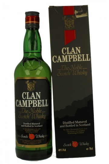 Clan Campbell Scotch Whisky Bot.Late 90's early 2000 70cl 40%