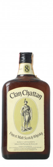 Clan Chattan  malt Scotch Whisky 8 Year old - Bot.60's or 70's 75cl 43%