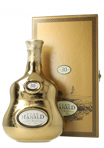 Clan Hanald  Blended Scotch Whisky 30 Year Old 70cl 40% Gold Decanter
