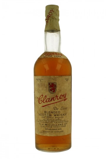 ClanRoy de Luxe Bot.60/70's 75cl 43% T&A Mc Lelland