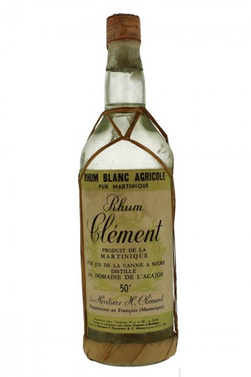 CLEMENT RHUM Blanc BOTTLED IN THE 60'S /70'S 75cl 50%