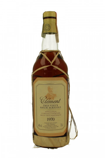 CLEMENT Rum 1970 70cl 44% - Rhum Vieux Agricole -