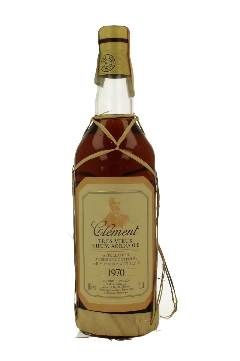 CLEMENT Rum 1970 70cl 44% - Rhum Vieux Agricole - - Products - Whisky  Antique, Whisky & Spirits