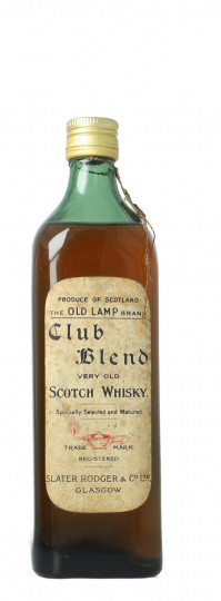 Club Blend Very old  Scotch Whisky Bot 60/70's maybe 50's 75cl Slater Roger