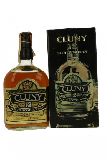 Cluny Blended Scotch Whisky 12 years Old Bot 70-80's 75cl 40%