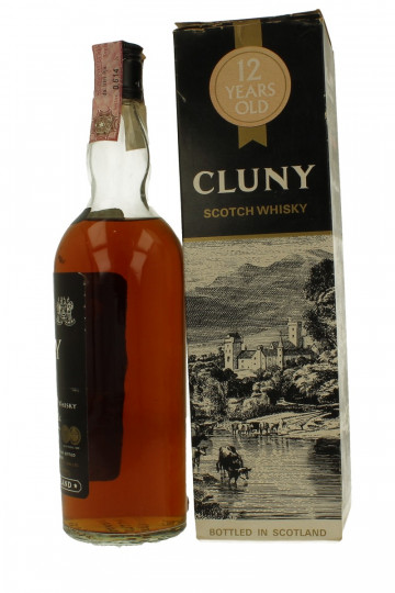 CLUNY   Old  Scotch  Whisky 12 years old Bot.70's 75cl 40% McPherson - Blended- amazing taste