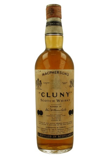 CLUNY White Label Bot.60/70's 75cl 43.4% John & MacPherson - Blended