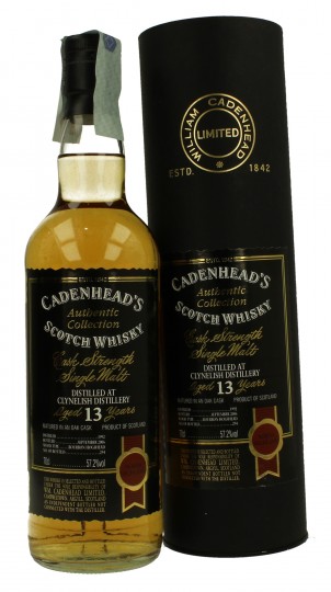 CLYNELISH 13 years old 1992 2006 70cl 57.2% Cadenhead's - Authentic Collection