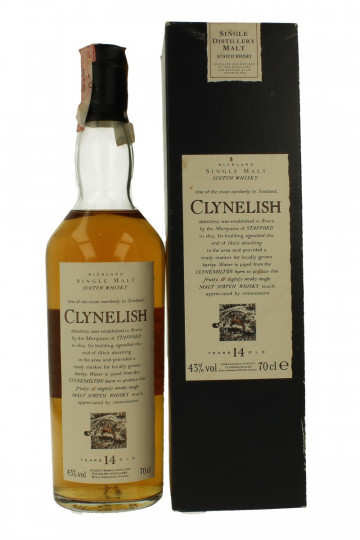 CLYNELISH 14yo Bot.90's 43% OB - Flora & Fauna