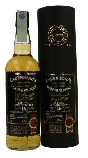 CLYNELISH 16 years old 1993 2010 70cl 56.8% Cadenhead's - Authentic Collection