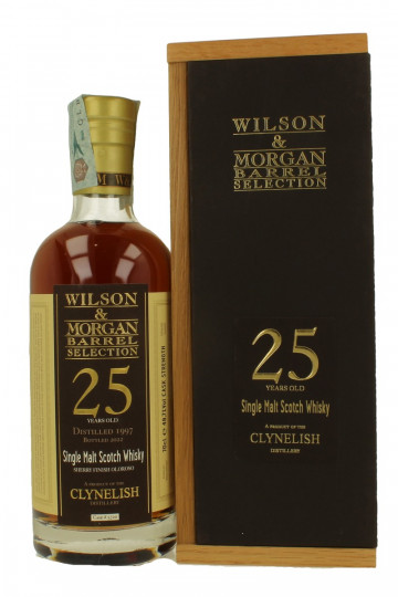 CLYNELISH 25 Years Old 1997 2022 70cl 48.7% Wilson & Morgan Sherry Finish Oloroso