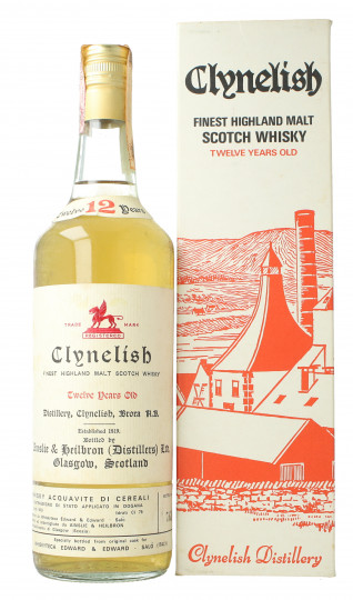Clynelish Highland  Scotch Whisky 12 Year old 1969 - Bot.70's-80's 75cl 56.9% Edward Giaccone
