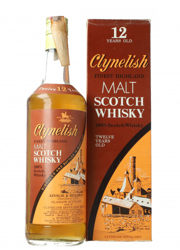 Clynelish Highland  Scotch Whisky 12 Year old - Bot.70's-80's 75cl 43% Di Chiano import