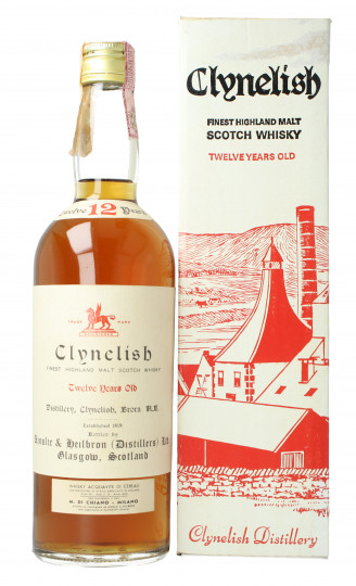 Clynelish Highland  Scotch Whisky 12 Years Old - Bot.60's or early 70's 75cl 43% OB- Di Chiano Import