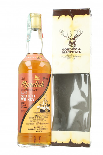 Clynelish Highland  Scotch Whisky 12 years old - Bot. in The 90's 70cl 57% Gordon MacPhail  -