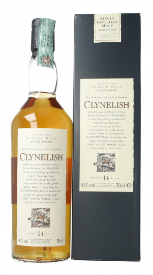 Clynelish Highland Scotch Whisky 14 Year Old 1990-2000 bottled 70cl 43% Ob-Flora & fauna