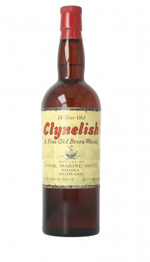 Clynelish Highland Scotch Whisky 14 Year Old 75cl 92 PROOF Marine Hotel