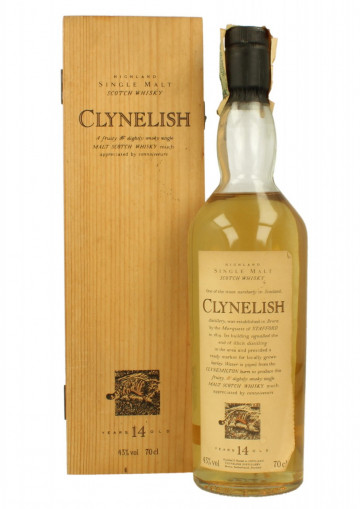 Clynelish Highland  Scotch Whisky 14yo Bot.90's 70cl 43% OB - Flora & Fauna