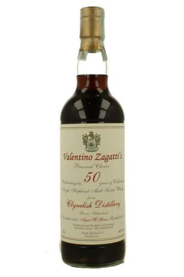 Clynelish highland   Scotch Whisky 16 Years Old 1991 2008 70cl 46% High Spirits  -Zagatti Edition
