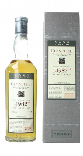 Clynelish Highland Scotch Whisky 1982 1997 70cl 57.7% Ob-Flora & fauna