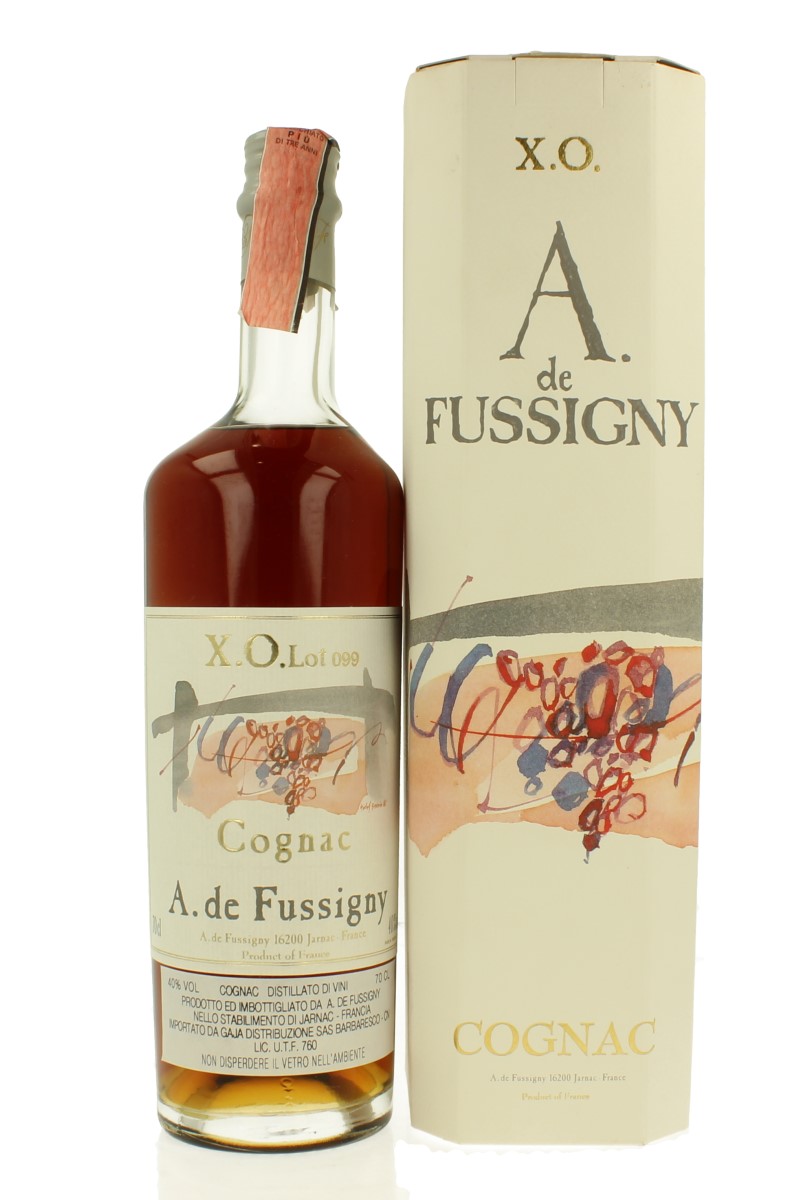COGNAC A. DE FUSSIGNY XO Lot 099 70cl 40% Gaja Import