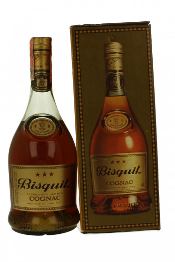 COGNAC BISQUIT 3 Stars - Bot.70-80's 75cl 40%