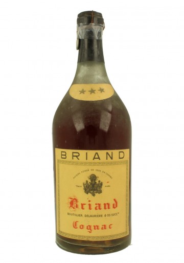 COGNAC BRIAND  75CL 40% BOTTLED IN THE 50'S  