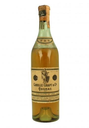 COGNAC CAMILLE CHAPT  OLD TALL BOTTLE  73 CL 40 % BOTTLED IN THE 60 'S /70'S