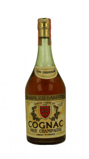 COGNAC Charles Martel Fine Champagne Bot 60/70's 75cl 40%