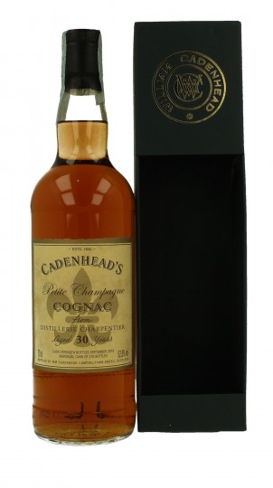 COGNAC Charpentier PETITE CHAMPAGNE 30 Years Old bot 2016 70cl 52.8% Cadenhead's - single cask