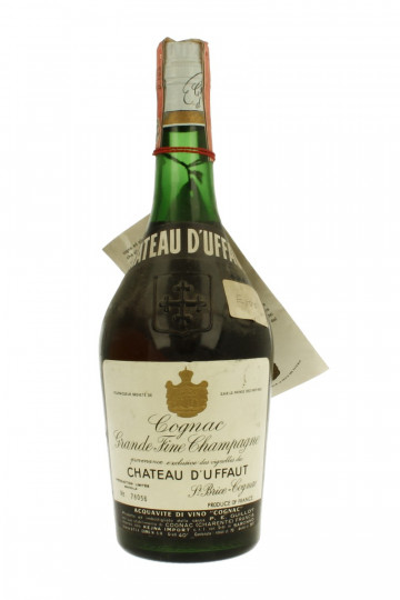 COGNAC CHATEAU D'UFFAUT GRANDE FINE CHAMPAGNE  73 CL 40% BOTTLED IN THE 60 'S /70'S