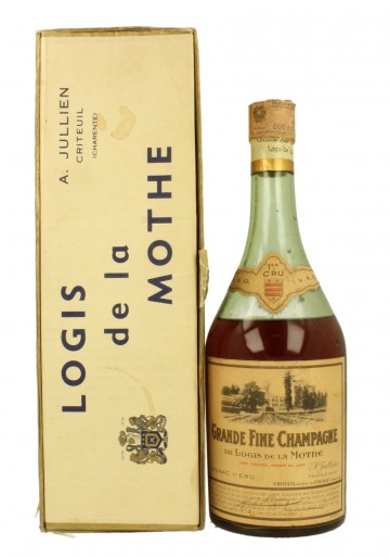 COGNAC DU LOGIS DE LA MOTHE GRAND CHAMPAGNE  1 CRU  73 CL 41% VERY VERY RARE OLD -BOTTLED IN THE 60'S 