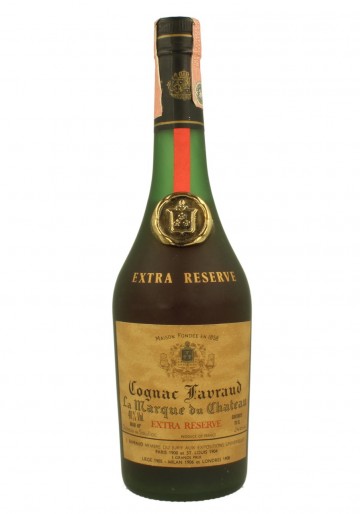 COGNAC FAVRAUD  EXTRA RESERVE  70 CL 40% BOTTLED IN THE 70'S -80'S